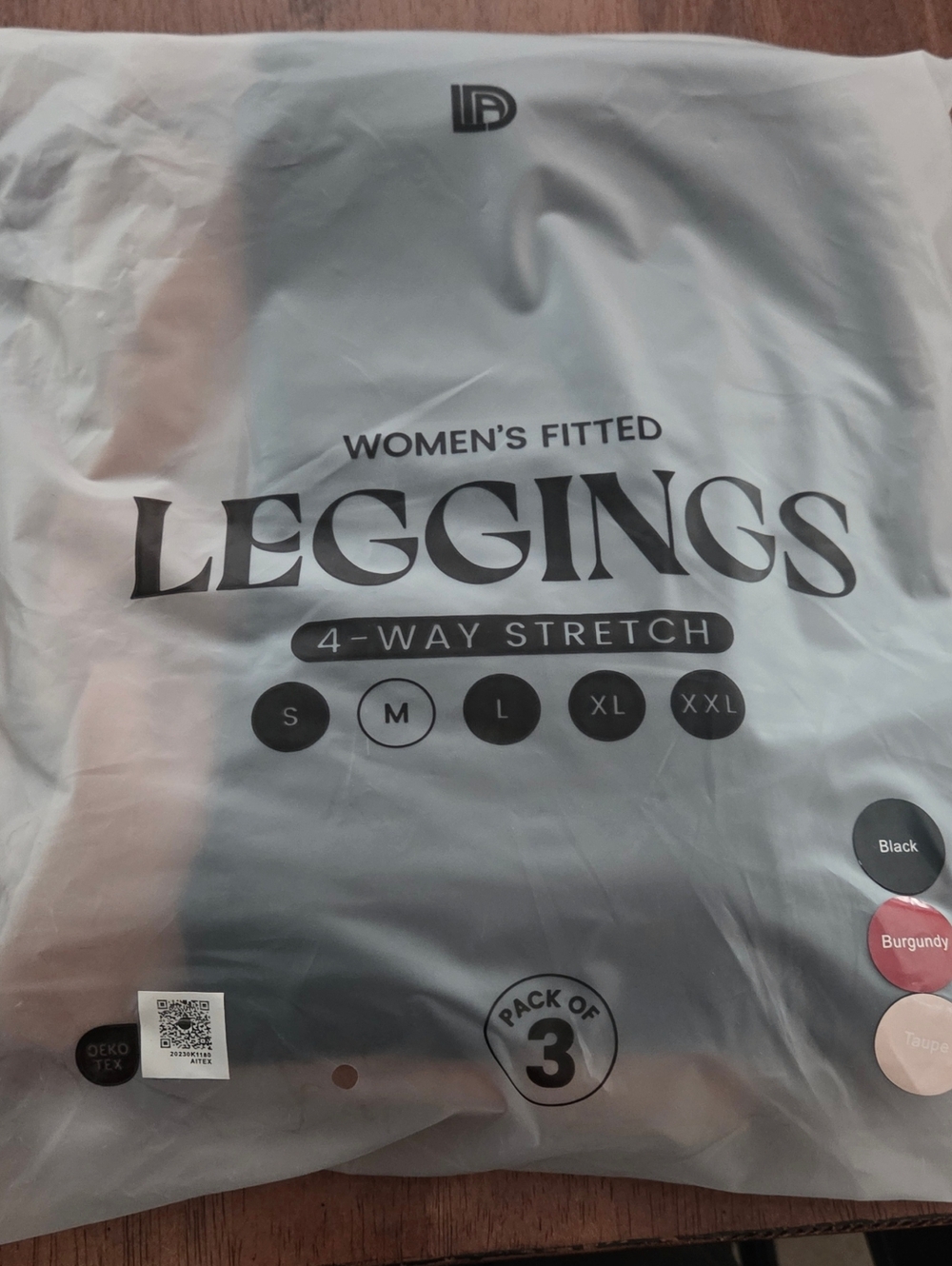 Pack of 3 High Waist Women Leggings  with Side Pockets. - Picture 8 of 8